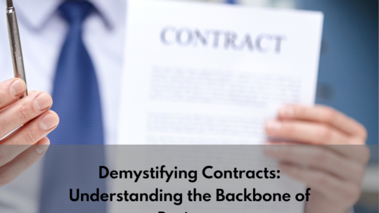 Demystifying Contracts Understanding the Backbone of Business